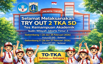 Sukses dan Bahagia: Siswa Kelas 6 SDN Makasar 07 Pagi Ikuti Try Out TKA SD Sudin Wilayah Jakarta Timur 2